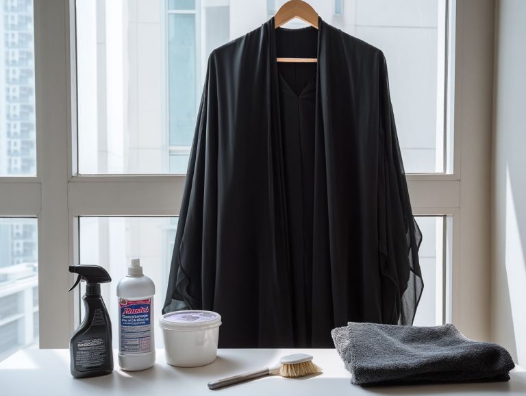 Abaya Cleaning Guide: Maintaining Black Garments