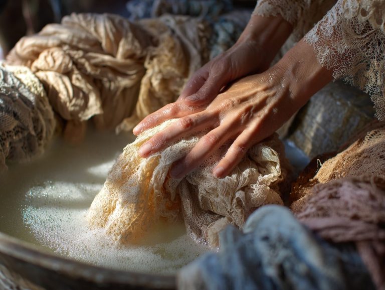 Delicate Fabric Washing: Silk, Lace, Cashmere
