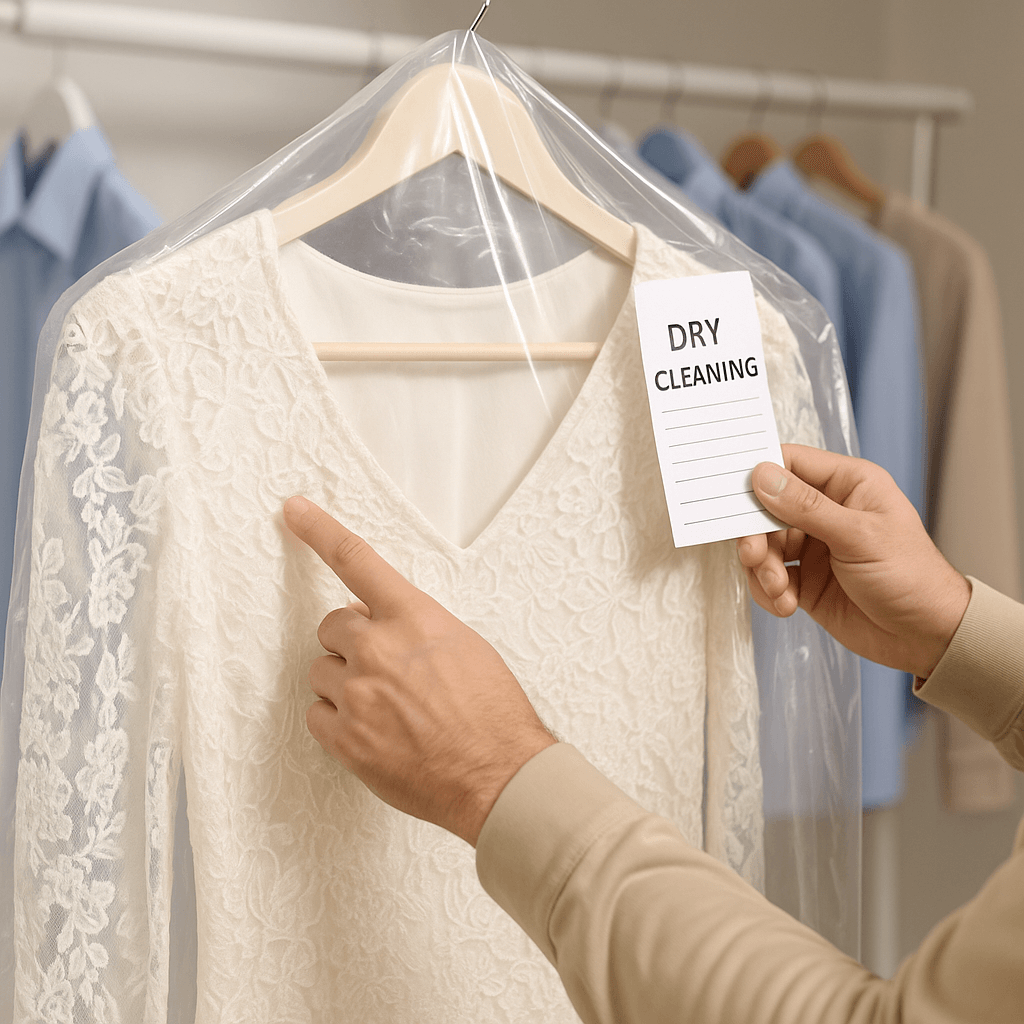 Dry cleaning lace dress