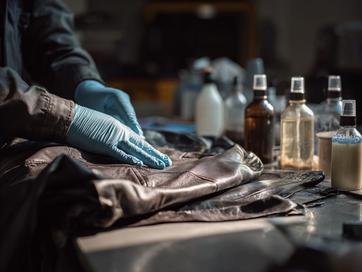  Can I clean my leather jacket at home in Dubai? While you can spot clean small stains on your leather jacket, it is not recommended to clean the entire jacket at home. Professional leather jacket cleaning in Dubai ensures a thorough and safe cleaning process for your jacket. 3) What makes TheLaundryHub.ae the best choice for leather jacket cleaning in Dubai? TheLaundryHub.ae is the best provider of laundry services in Dubai, offering expert care for your leather jacket. Their app-only offers, real-time tracking, and doorstep pickup make it convenient and hassle-free. 4) Will my leather jacket lose its shape after being cleaned in Dubai? No, TheLaundryHub.ae uses specialized techniques and products to ensure your leather jacket maintains its shape and structure even after cleaning. Your jacket will look and feel as good as new. 5) Can I track the progress of my leather jacket cleaning with TheLaundryHub.ae in Dubai? Yes, TheLaundryHub.ae offers real-time tracking for all their laundry services, including leather jacket cleaning in Dubai. You can track the status of your jacket and know when it will be delivered back to you. 6) Are there any discounts or promotions for leather jacket cleaning in Dubai with TheLaundryHub.ae? Yes, TheLaundryHub.ae offers app-only discounts and promotions for their laundry services, including leather jacket cleaning in Dubai. You can download their app from the Google Play Store or Apple App Store to avail these offers and save both time and money.