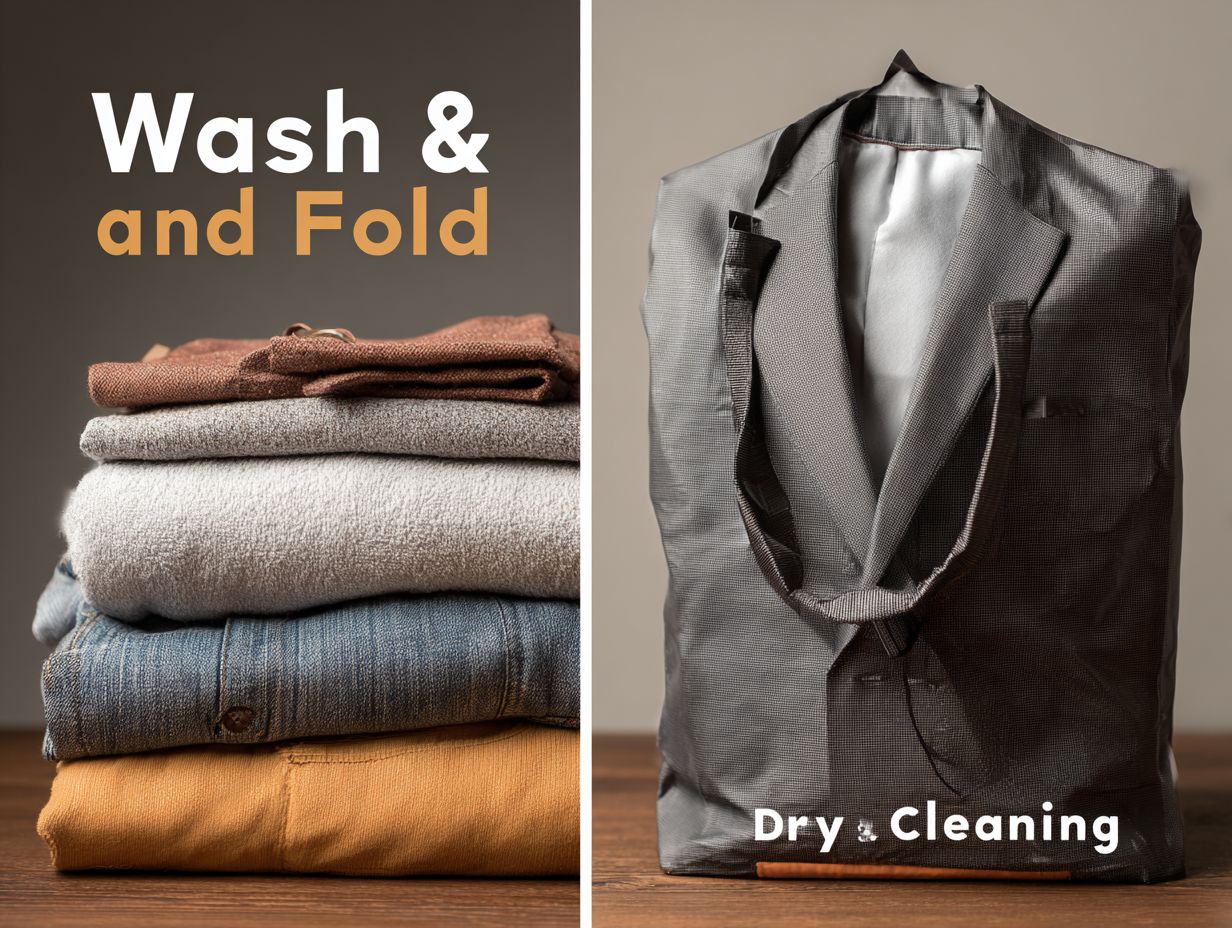 What Are the Key Differences Between Wash and Fold and Dry Cleaning?