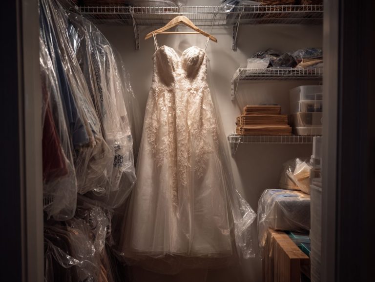 Wedding Dress Storage After Cleaning
