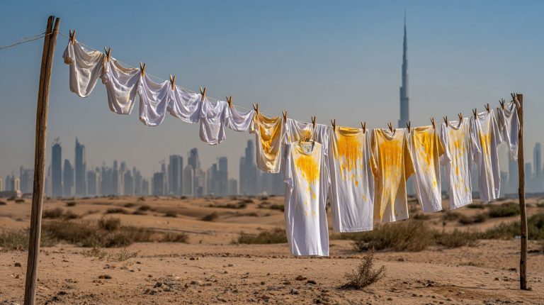 Why White Clothes Turn Yellow in Dubai (Prevention Guide)